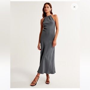 Abercrombie & fitch high neck maxi dress